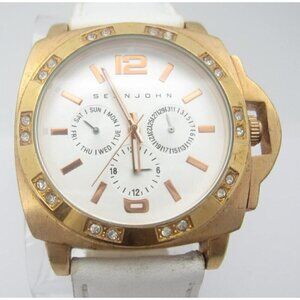 Men's Sean John 3ATM Water Resistant Analog 49mm Dial Causal Round Watch (D981)